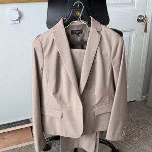 Talbots Beige Blazer and Trousers Set